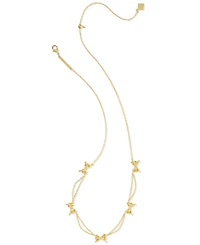 Kendra Scott 14k Gold Plated Bow Strand Necklace