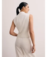 The Fold Women's Romney Clever Crepe Waistcoat