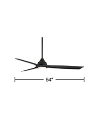 Casa Vieja 54" Hermosa Wind Led Damp Ceiling Fan