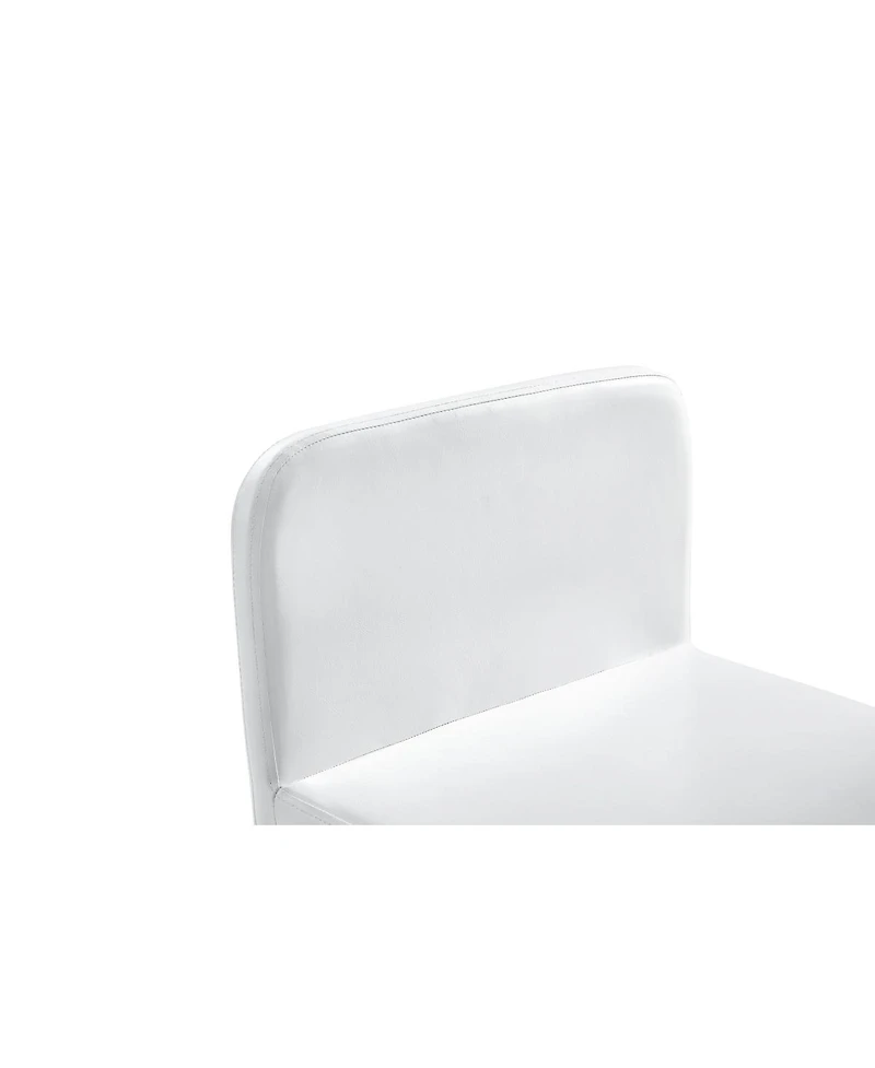 Streamdale Furniture 7piece Dining Set Table with Leather Chairs