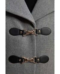 Karen Millen Women's Military Tailored Midi Coat