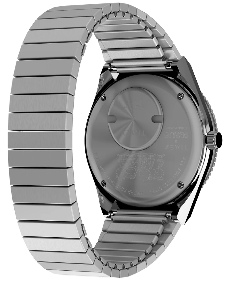 Timex Women's Quartz Analog Silver-Tone Stainless Steel Watch 36mm