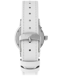 Timex Women's Quartz Analog White Leather Watch 38mm