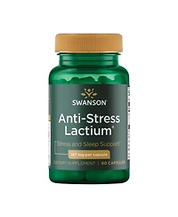 Swanson Women's AntiStress Formula Lactium Helps Reduce Stress, Promotes Relaxation and Sleep Support 60 Capsules, 167 mg, 1 Pack