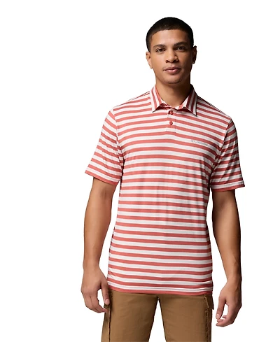 Columbia Men's Parsons Printed Short-Sleeve Polo Shirt