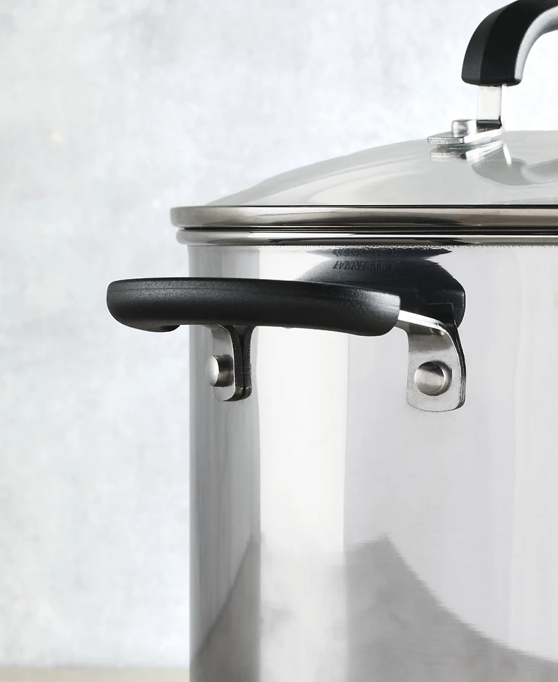 Farberware Brilliance Stainless Steel 8-Qt. Stockpot with Lid