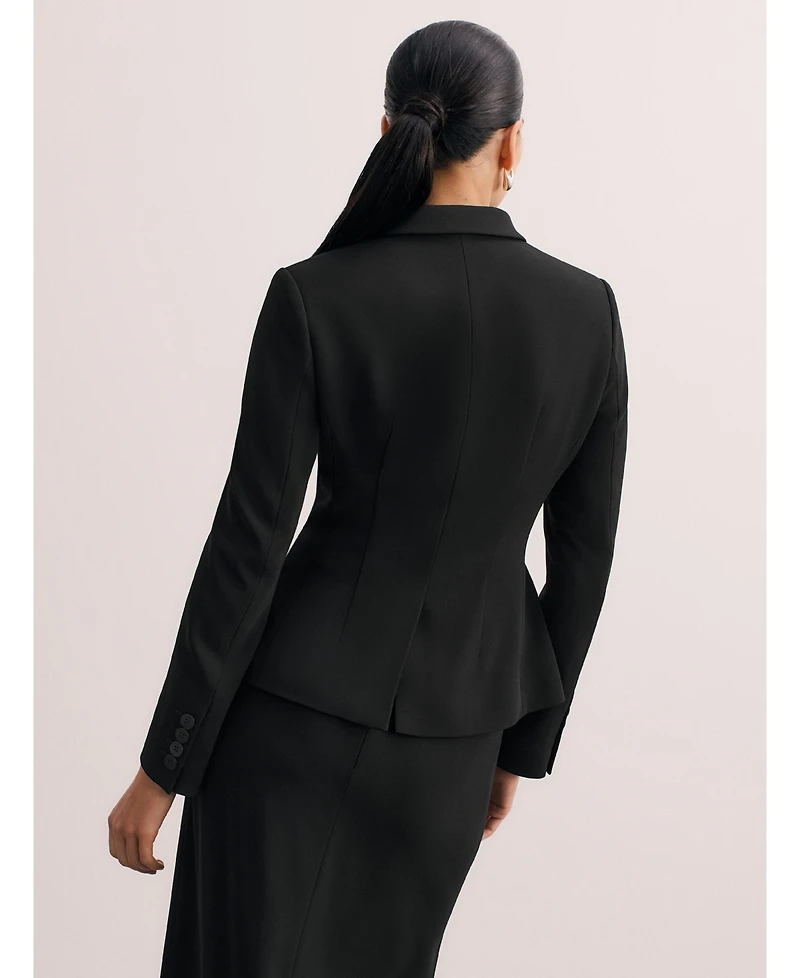 The Fold Women's Forino Clever Crepe Blazer