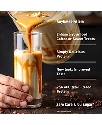 Isopure Zero Carb, Vitamin C and Zinc for Immune Support, 25g Protein, Keto Friendly, Whey Protein Isolate, Vanilla Salted Caramel, 3 Pounds