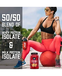 Bsn Syntha-6 Isolate Protein Powder Drink Mix, Strawberry Milkshake, 4.02 lbs 1.82 kg