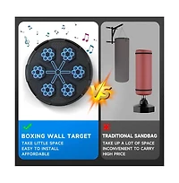 Artudatech Bluetooth Music Boxing Machine with Led, 450lb Impact Resistance for Kids & Adults
