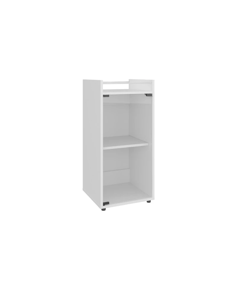 Flynama Minibar Cabinet with 2 Doors, Open Shelf and Compact Design