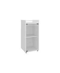 Flynama Minibar Cabinet with 2 Doors, Open Shelf and Compact Design