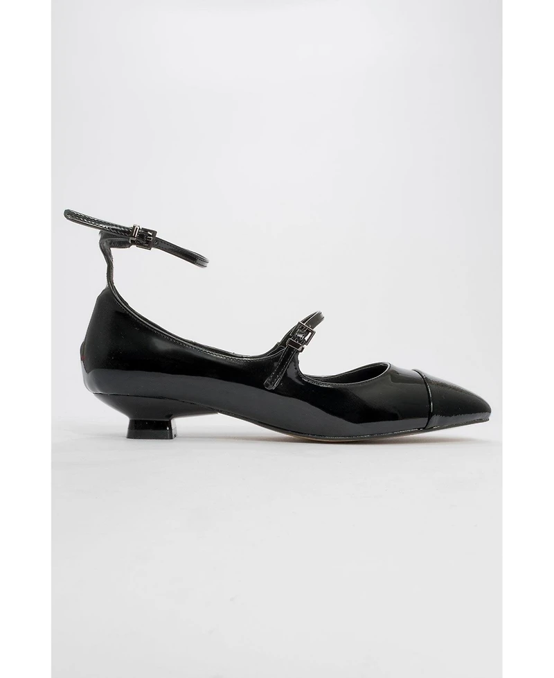 Prologue Shoes women's Uster Low Heel Mary Jane Pump