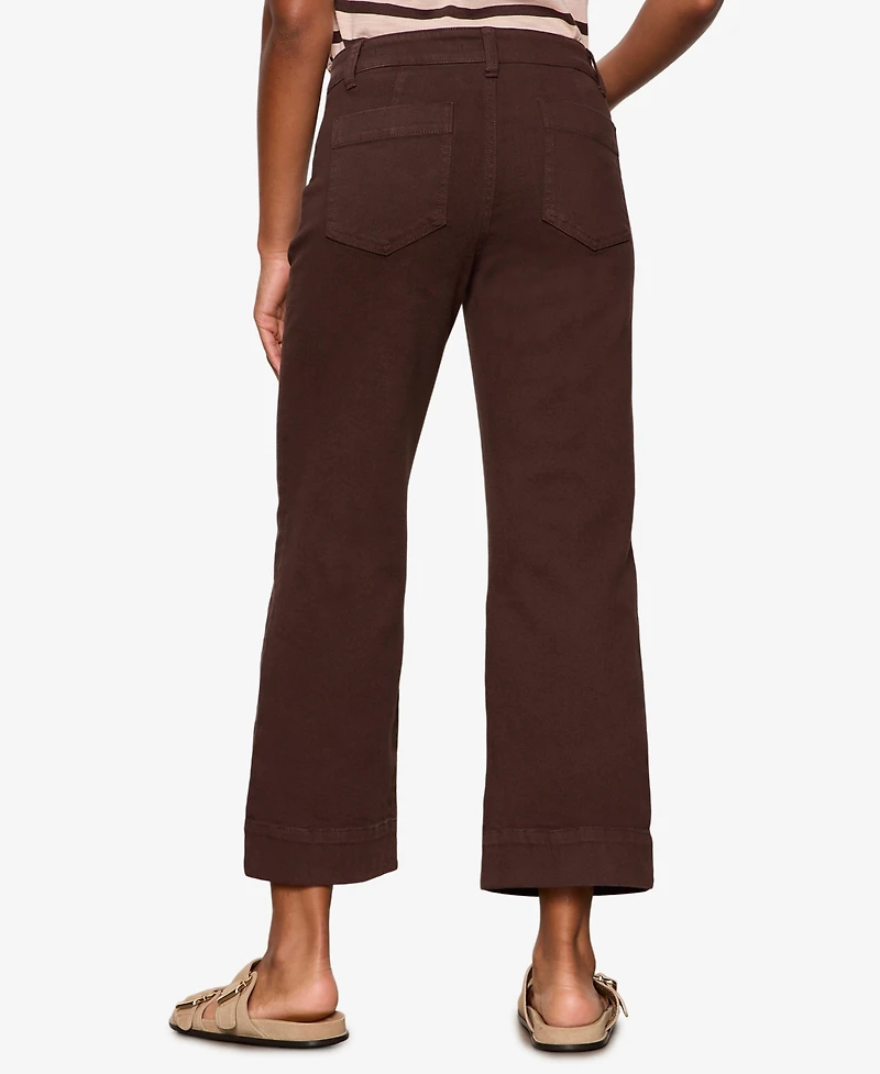 Sanctuary Petite The Marine Wide-Leg Cropped Jeans