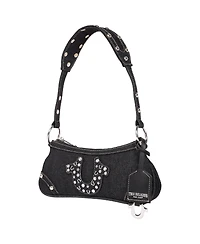 True Religion Studded Horseshoe De Denim shoulder bag