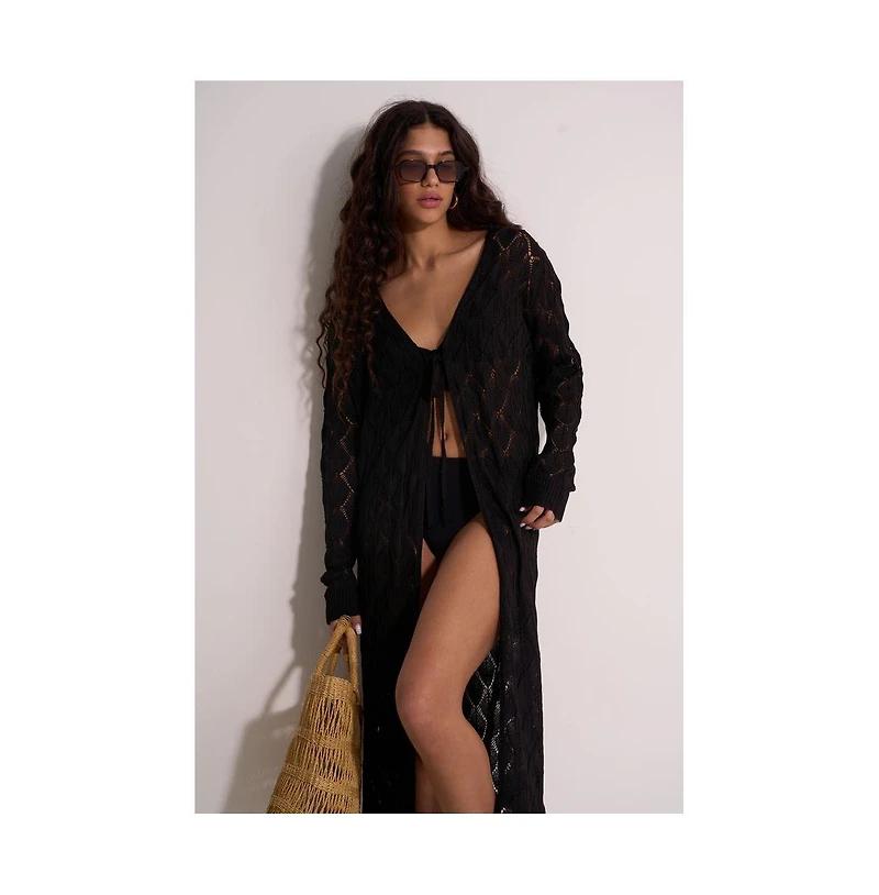 Gottex Beach Life Women's Santorini Crocheted Midi Cover-Up