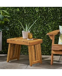 Mondawe Foldable Outdoor Wood Side Table