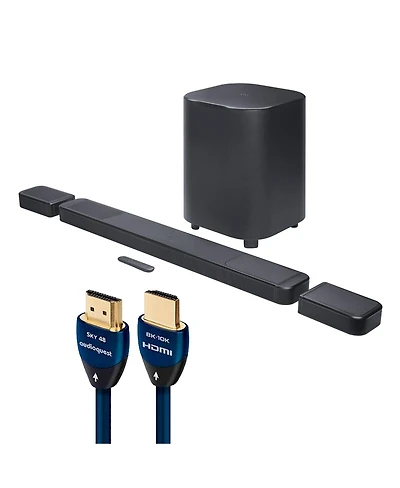 Jbl Bar 1300X MK2 11.1.4 Channel Soundbar with AudioQuest Sky 3m Hdmi Cable