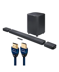 Jbl Bar 1300X MK2 11.1.4 Channel Soundbar with AudioQuest Sky 3m Hdmi Cable