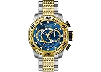 Invicta Men's 34160 Speedway Quartz Multifunction Blue, Gold Dial Watch