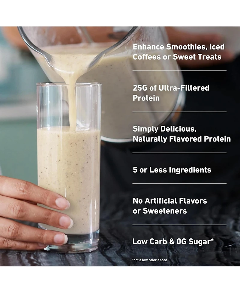 Isopure Low Carb Pure Whey Isolate Protein Powder, Lactose Free, Gluten Free, With Vitamins, Vanilla Bean, 25g Protein Per Serving, 14 Servings