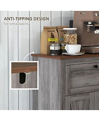 Homcom Farmhouse Storage Cabinet with Drawer and Doors