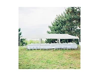 Clihome 10 x 30 Feet Canopy Tent with 5 Removable Sidewalls for Party Wedding