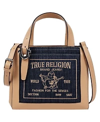 True Religion Arvin Buddha Motif Crossbody Tote