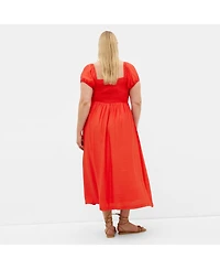 City Chic Women's Abbigail Split Maxi Dress