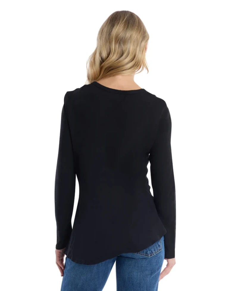 Wilt Women's Clothing Round Neck Long Sleeve Tee