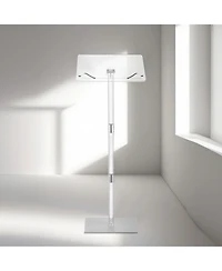 Gouun Acrylic Podium with Adjustable Angle, Metal Base