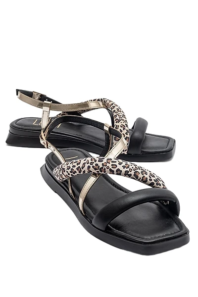 Forever & Always Shoes Women's Shoes Leamil Leather Sandal