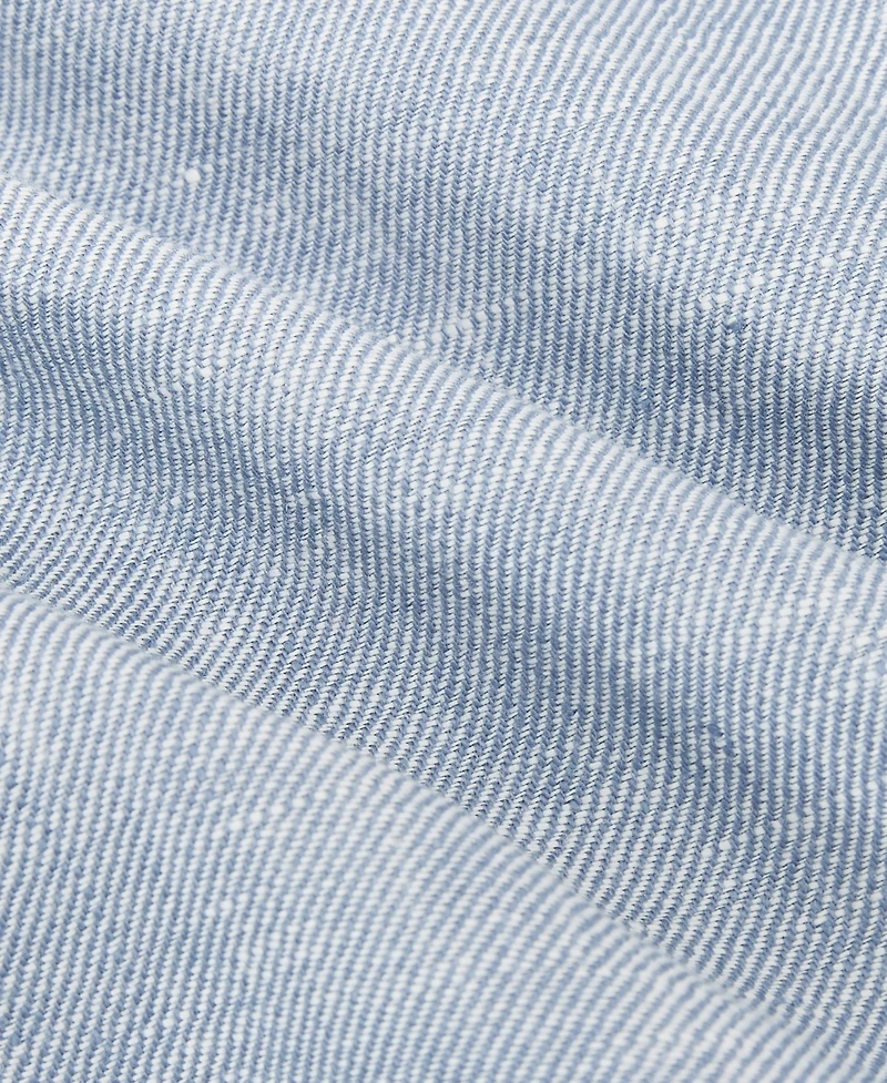 Reiss Men's Linen-Twill Single-Breasted Tailored-Fit Blazer