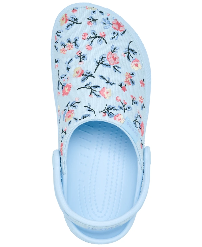 Crocs Women's Classic Crafted Floral Clogs from Finish Line