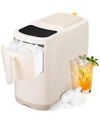 Cowsar Countertop Ice Maker, 18 lbs/24H, Self-Cleaning, One-Touch