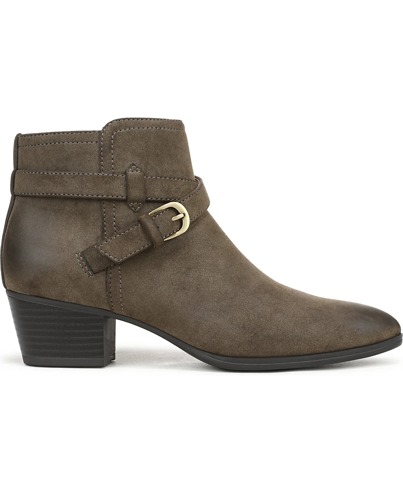 LifeStride Women's Oaklyn Zip Short Pointed Toe Booties