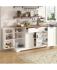 Streamdale Furniture Storage Sideboard/Extendable Dining Table