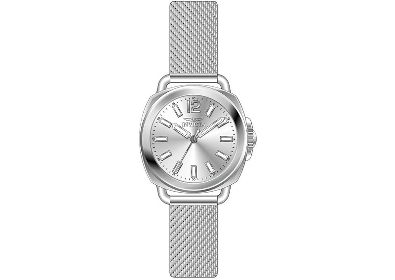Invicta Women's 48915 Wildflower Quartz 3 Hand Silver Dial Watch