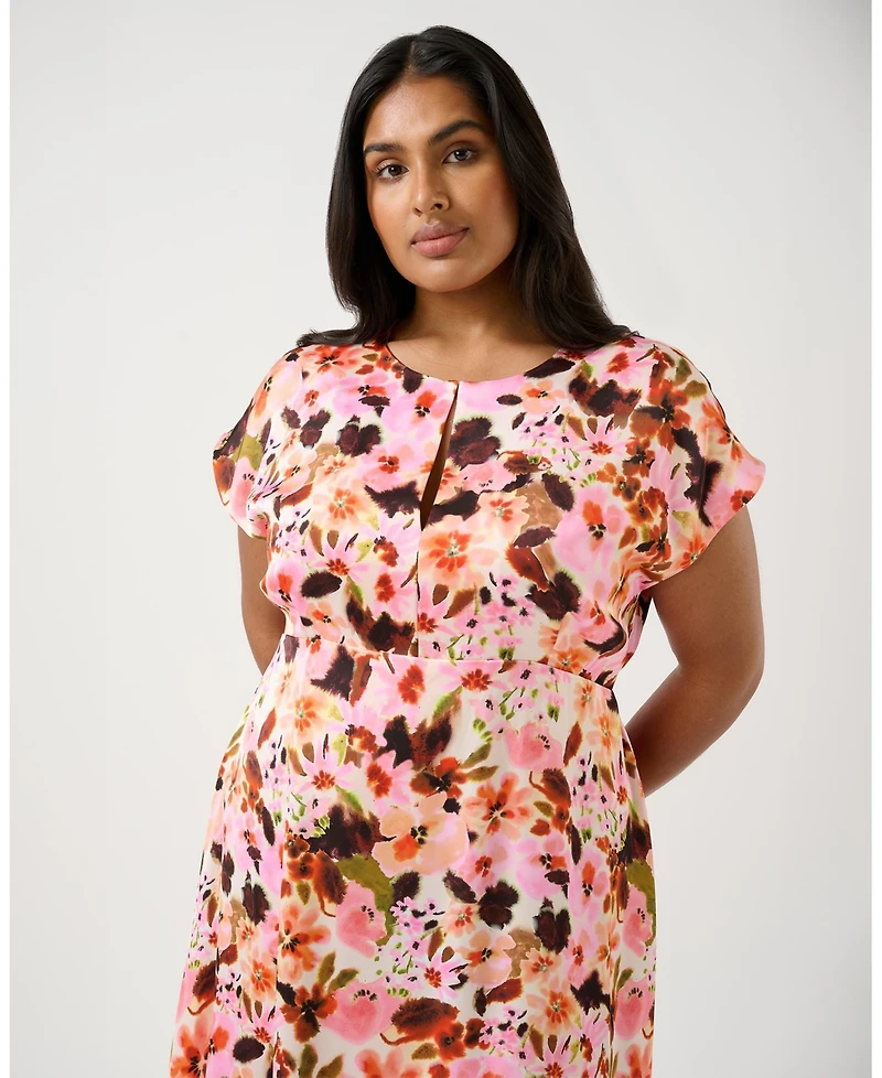 Estelle Atreides Floral Midi Dress