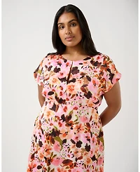 Estelle Atreides Floral Midi Dress