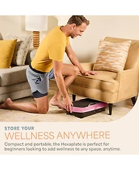 Lifepro Vibration Plate Exercise Machine with Magnetic Acupoints – Full Body Vibration Platform Lymphatic Drainage Massager