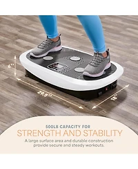 Lifepro Rumblex Plus 4D Vibration Plate Exercise Machine – Triple Motor Full Body Vibrating Plate for Weight Loss & Lymphatic Drainage