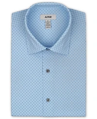 Alfani Men's Geometric Print Slim-Fit Dress Shirt, Macy's Exclusive