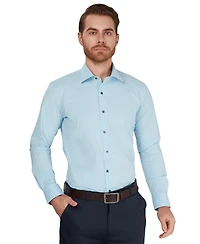 Alfani Men's Geometric Print Slim-Fit Dress Shirt, Macy's Exclusive