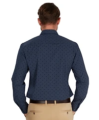 Alfani Men's Slim-Fit Geometric Print Dress Shirt, Macy's Exclusive