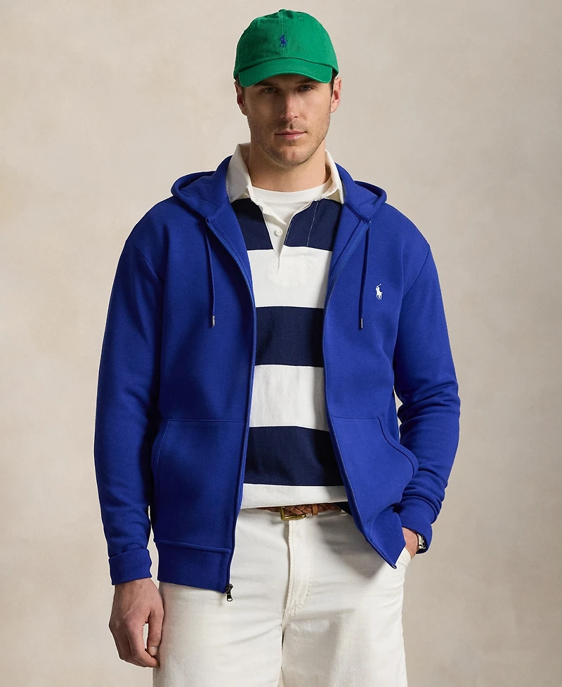 Polo Ralph Lauren Men's Big & Tall Double-Knit Full-Zip Hoodie