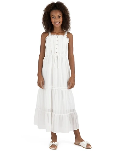 Speechless Girls' 7-16 Maxi Square Neck Dress