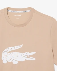 Lacoste Men's Crewneck Short-Sleeve T-Shirt and Pajama Shorts, 2-Piece Set