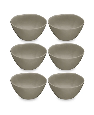 Abode Homewares Planta Matte Dune Cereal Bowl, 6" Set of 6