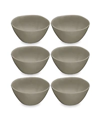 Abode Homewares Planta Matte Dune Cereal Bowl, 6" Set of 6